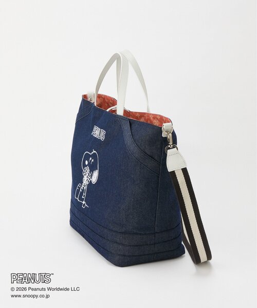 russet（ラシット）の「《PEANUTS×russet》リバーシブルビッグトートバッグ（トートバッグ・レディース・ブルー系その他/インディゴブルー・FREE）」の7枚目の写真