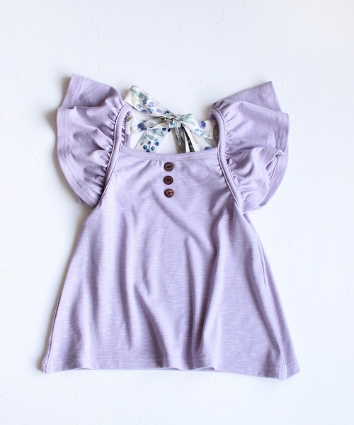 Rora(ローラ)の「ベリーベリートップス(Tシャツ/カットソー・キッズ・ライトパープル・110cm/120cm/150cm)」の2枚目の写真