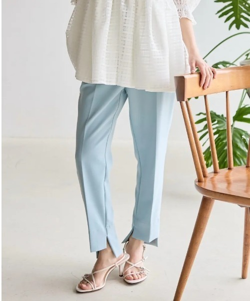 BIRTHDAY BASH(バースデイバッシュ)の「BB SABRINA TAPERED COLOR PANTS(BBテーパードサブリナパンツ)(その他パンツ・レディース・ピンク/ブラック/サックスブルー/アイボリー・SMALL/MEDIUM/LARGE)」の4枚目の写真