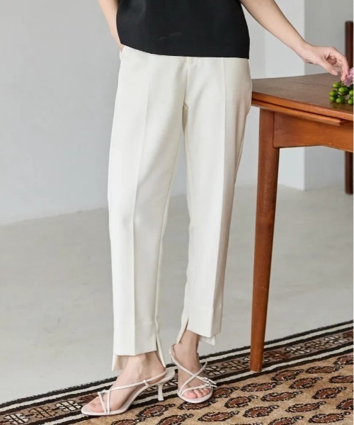 BIRTHDAY BASH(バースデイバッシュ)の「BB SABRINA TAPERED COLOR PANTS(BBテーパードサブリナパンツ)(その他パンツ・レディース・ピンク/ブラック/サックスブルー/アイボリー・SMALL/MEDIUM/LARGE)」の2枚目の写真