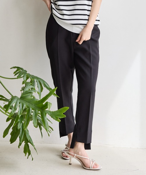 BIRTHDAY BASH(バースデイバッシュ)の「BB SABRINA TAPERED COLOR PANTS(BBテーパードサブリナパンツ)(その他パンツ・レディース・ピンク/ブラック/サックスブルー/アイボリー・SMALL/MEDIUM/LARGE)」の3枚目の写真