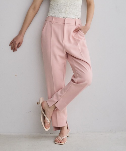 BIRTHDAY BASH(バースデイバッシュ)の「BB SABRINA TAPERED COLOR PANTS(BBテーパードサブリナパンツ)(その他パンツ・レディース・ピンク/ブラック/サックスブルー/アイボリー・SMALL/MEDIUM/LARGE)」の13枚目の写真