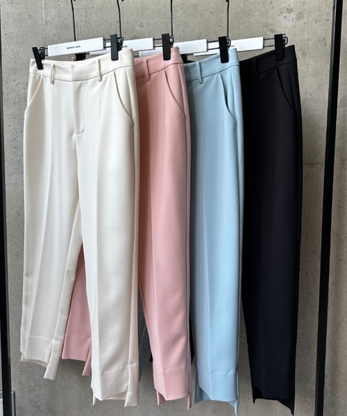 BIRTHDAY BASH(バースデイバッシュ)の「BB SABRINA TAPERED COLOR PANTS(BBテーパードサブリナパンツ)(その他パンツ・レディース・ピンク/ブラック/サックスブルー/アイボリー・SMALL/MEDIUM/LARGE)」の11枚目の写真