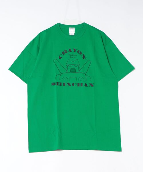 Rendez-Vous（ランデヴー）の「【 クレヨンしんちゃん 】 プリントTシャツ 26S5（Tシャツ/カットソー・レディース・グレー/グリーン/ブラック/ホワイト・LARGE/X-LARGE）」の4枚目の写真