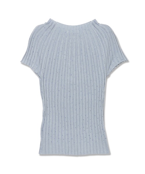 Guess(ゲス)の「PERILLA Sheer Yoke Top ニット 半袖(ニット/セーター・レディース・ブラック/ライトブルー・X-SMALL/SMALL/LARGE/MEDIUM)」の3枚目の写真