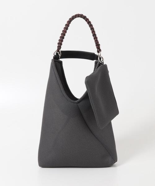 URBAN RESEARCH DOORS(アーバンリサーチドアーズ)の「2WAYメッシュバッグ(トートバッグ・レディース・ネイビー/チャコールグレー・-)」の3枚目の写真