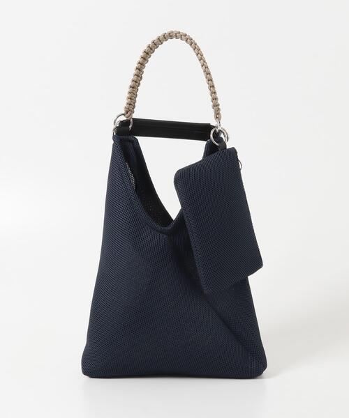 URBAN RESEARCH DOORS(アーバンリサーチドアーズ)の「2WAYメッシュバッグ(トートバッグ・レディース・ネイビー/チャコールグレー・-)」の6枚目の写真