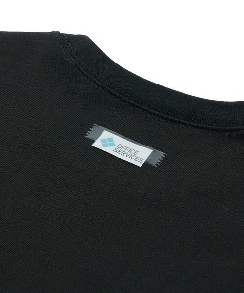 WHO'S WHO gallery（フーズフーギャラリー）の「【OFFICE SERVICES】 OFFICE CHAIR TEE（Tシャツ/カットソー・レディース・ホワイト/ブラック・LARGE/MEDIUM）」の10枚目の写真