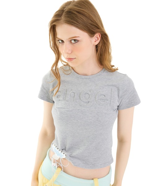 FTW(エフティダブリュー)の「ANGEL EMBOSS TEE(Tシャツ/カットソー・レディース・ミント/グレー/ライトグリーン/ネイビー・SMALL/MEDIUM)」の10枚目の写真