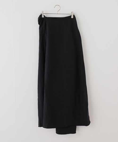 AP STUDIO（エーピーストゥディオ）の「【RUOHAN/ローハン】TULA WRAP SKIRT(Black)（スカート・レディース・ブラック・FREE）」の13枚目の写真