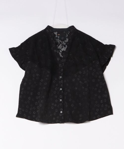 mien（ミアン）の「【mien別注】花柄刺繍レースブラウス（シャツ/ブラウス・レディース・オフホワイト/ブラック・38）」の11枚目の写真