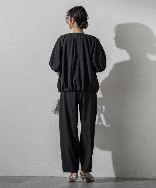 LAUTREAMONT(ロートレアモン)の「ナチュラルストレッチカーブパンツ≪セット着用可≫(その他パンツ・レディース・ブラック/ベージュ・7号/9号)」の16枚目の写真