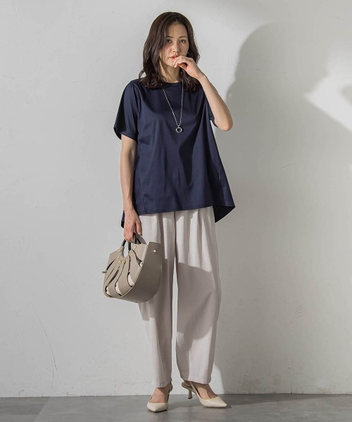 LAUTREAMONT(ロートレアモン)の「ナチュラルストレッチカーブパンツ≪セット着用可≫(その他パンツ・レディース・ブラック/ベージュ・7号/9号)」の17枚目の写真