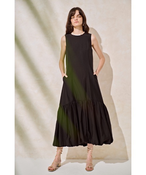 Estella.K(エステラケー)の「Rosaline Dress バルーンドレス(ワンピース・レディース・ブラック/ピンク・FREE)」の3枚目の写真