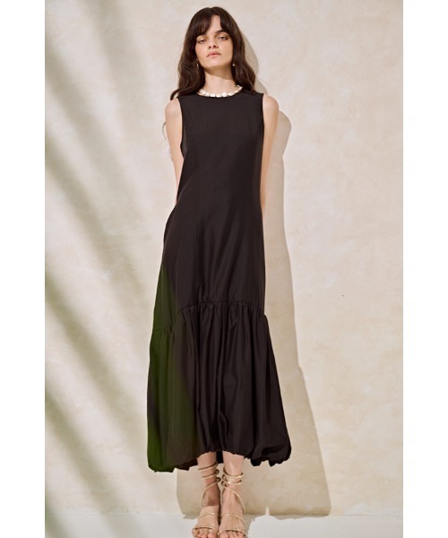 Estella.K(エステラケー)の「Rosaline Dress バルーンドレス(ワンピース・レディース・ブラック/ピンク・FREE)」の7枚目の写真
