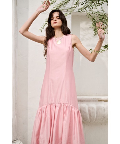 Estella.K(エステラケー)の「Rosaline Dress バルーンドレス(ワンピース・レディース・ブラック/ピンク・FREE)」の17枚目の写真