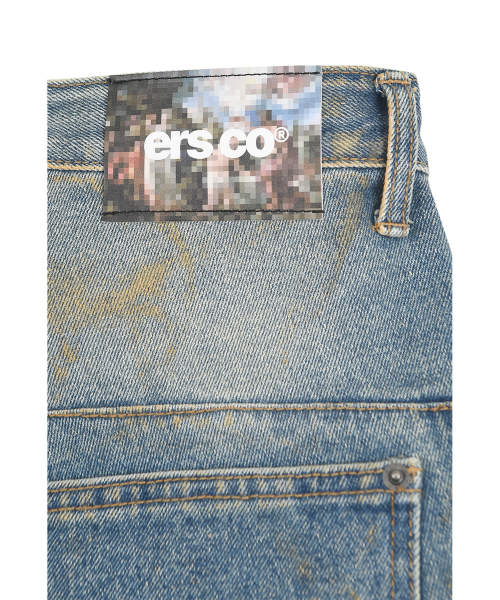 ERSCO（イーアルエスコ）の「エンジニアードレリックウォッシュドジーンズ_ライトブルー（デニムパンツ・レディース・その他・34inch/30inch/32inch）」の19枚目の写真