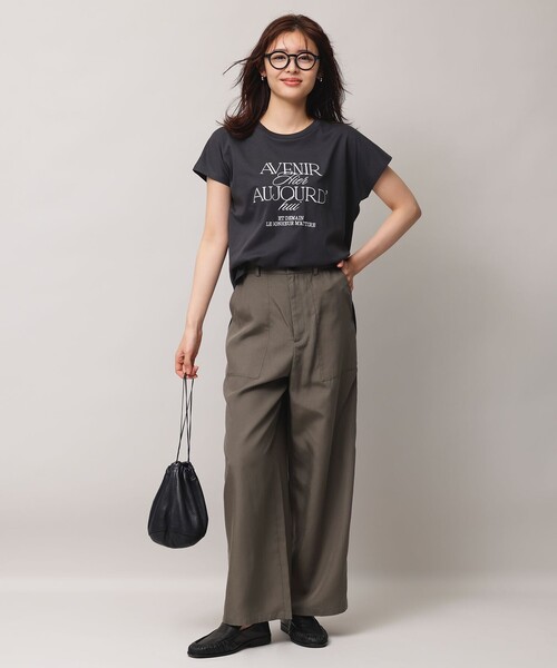 UNFILO(アンフィーロ)の「ライト ベイカーパンツ(その他パンツ・レディース・カーキ系/黄土色系/ピンク系・X-LARGE)」の3枚目の写真