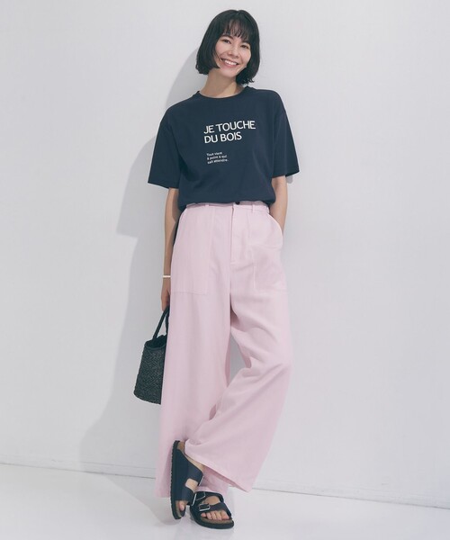 UNFILO(アンフィーロ)の「ライト ベイカーパンツ(その他パンツ・レディース・カーキ系/黄土色系/ピンク系・X-LARGE)」の16枚目の写真