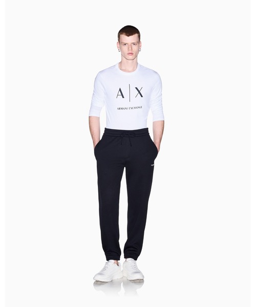 ARMANI EXCHANGE(アルマーニエクスチェンジ)の「【A|X アルマーニ エクスチェンジ】ジャカード ストレッチ ジョガーパンツ(スウェットパンツ・メンズ・ダークネイビー・LARGE/MEDIUM/SMALL/X-LARGE/X-SMALL)」の5枚目の写真