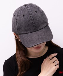 MELT（メルト）の「【newhattan】ニューハッタン 無地 ストーン ウォッシュド ツイル ローキャップ 帽子/STONE WASHED TWILL CAP（キャップ）」
