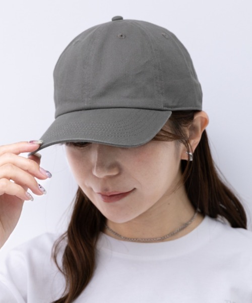 newhattan(ニューハッタン)の「【newhattan】ニューハッタン 無地 ストーン ウォッシュド ツイル ローキャップ 帽子/STONE WASHED TWILL CAP(キャップ・レディース・ブラック/ライトインディゴブルー/ダークブラック/ライトブラック/ライトベージュ/ホワイト/ダークグリーン/ダークブラウン/チャコールグレー/グレー/オリーブ/ネイビー/カーキ/オレンジ系その他・FREE)」の10枚目の写真
