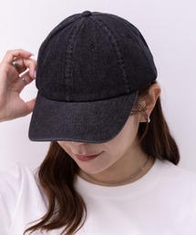 newhattan（ニューハッタン）の「【newhattan】ニューハッタン 無地 ストーン ウォッシュド ツイル ローキャップ 帽子/STONE WASHED TWILL CAP（キャップ）」