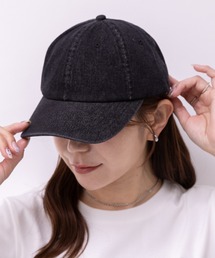 newhattan（ニューハッタン）の「【newhattan】ニューハッタン 無地 ストーン ウォッシュド ツイル ローキャップ 帽子/STONE WASHED TWILL CAP（キャップ）」
