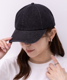 newhattan（ニューハッタン）の「【newhattan】ニューハッタン 無地 ストーン ウォッシュド ツイル ローキャップ 帽子/STONE WASHED TWILL CAP（キャップ）」