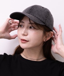 newhattan（ニューハッタン）の「【newhattan】ニューハッタン 無地 ストーン ウォッシュド ツイル ローキャップ 帽子/STONE WASHED TWILL CAP（キャップ）」