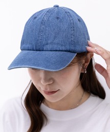 MELT（メルト）の「【newhattan】ニューハッタン 無地 ストーン ウォッシュド ツイル ローキャップ 帽子/STONE WASHED TWILL CAP（キャップ）」