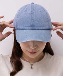 MELT（メルト）の「【newhattan】ニューハッタン 無地 ストーン ウォッシュド ツイル ローキャップ 帽子/STONE WASHED TWILL CAP（キャップ）」