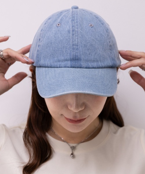 newhattan(ニューハッタン)の「【newhattan】ニューハッタン 無地 ストーン ウォッシュド ツイル ローキャップ 帽子/STONE WASHED TWILL CAP(キャップ・レディース・ブラック/ライトインディゴブルー/ダークブラック/ライトブラック/ライトベージュ/ホワイト/ダークグリーン/ダークブラウン/チャコールグレー/グレー/オリーブ/ネイビー/カーキ/オレンジ系その他・FREE)」の17枚目の写真
