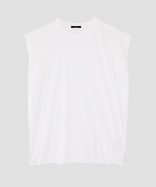 YLEVE(イレーヴ)の「YLEVE / COTTON SHEER JERSEY SLEEVELESS(Tシャツ/カットソー・レディース・ブラック/ホワイト・1)」の15枚目の写真