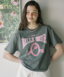 ベルローズTシャツ - ダークグレー