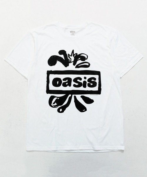 Revo.（レボ）の「【American Classics/アメリカンクラシックス】Oasis オアシス オフィシャル ライセンス グラフィック バンドTシャツ / ロックT（Tシャツ/カットソー・メンズ・ネイビー/ホワイト系3/ホワイト系4/ホワイト系1/ブラック系1/ホワイト系2/アイボリー系1・M/L/XL）」の2枚目の写真