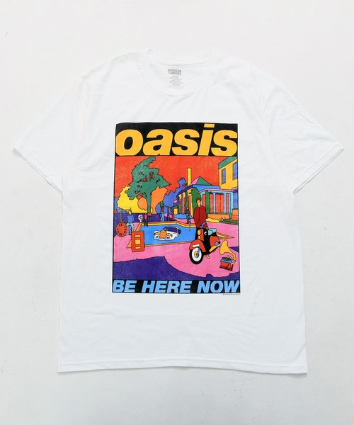 Revo.（レボ）の「【American Classics/アメリカンクラシックス】Oasis オアシス オフィシャル ライセンス グラフィック バンドTシャツ / ロックT（Tシャツ/カットソー・メンズ・ネイビー/ホワイト系3/ホワイト系4/ホワイト系1/ブラック系1/ホワイト系2/アイボリー系1・M/L/XL）」の4枚目の写真