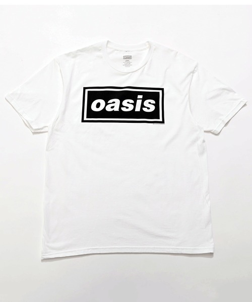 Revo.(レボ)の「【American Classics/アメリカンクラシックス】Oasis オアシス オフィシャル ライセンス グラフィック バンドTシャツ / ロックT(Tシャツ/カットソー・メンズ・ネイビー/ホワイト系3/ホワイト系4/ホワイト系1/ブラック系1/ホワイト系2/アイボリー系1/ホワイト系5/マスタード/アイボリー系2/ブラック系2/ブラック系3・M/L/XL)」の1枚目の写真