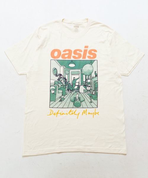 Revo.（レボ）の「【American Classics/アメリカンクラシックス】Oasis オアシス オフィシャル ライセンス グラフィック バンドTシャツ / ロックT（Tシャツ/カットソー・メンズ・ネイビー/ホワイト系3/ホワイト系4/ホワイト系1/ブラック系1/ホワイト系2/アイボリー系1・M/L/XL）」の6枚目の写真