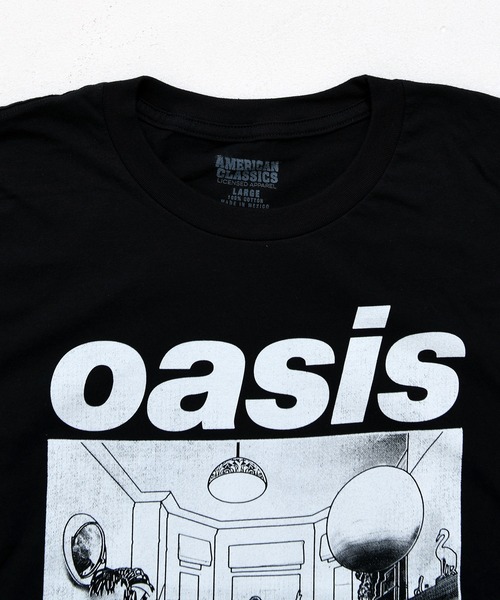 Revo.（レボ）の「【American Classics/アメリカンクラシックス】Oasis オアシス オフィシャル ライセンス グラフィック バンドTシャツ / ロックT（Tシャツ/カットソー・メンズ・ネイビー/ホワイト系3/ホワイト系4/ホワイト系1/ブラック系1/ホワイト系2/アイボリー系1・M/L/XL）」の10枚目の写真