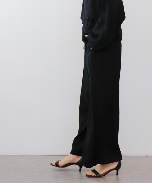 Jines（ジネス）の「スラブ配色ベルト付パンツ（その他パンツ・レディース・ブラック/カーキ・38）」の18枚目の写真