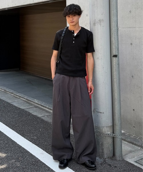 SINSS(シンス)の「Compact knit HS polo shirt / コンパクトニットショートスリーブポロシャツ(シャツ/ブラウス・メンズ・ブルー/ブラック・LARGE/X-SMALL/MEDIUM/SMALL)」の21枚目の写真