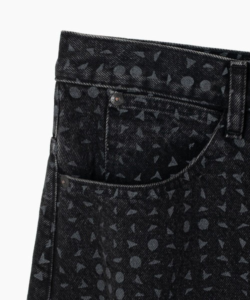 LAD MUSICIAN(ラッドミュージシャン)の「14oz DENIM STUDZ ROUND PANTS(デニムパンツ・メンズ・ブラック・42)」の7枚目の写真