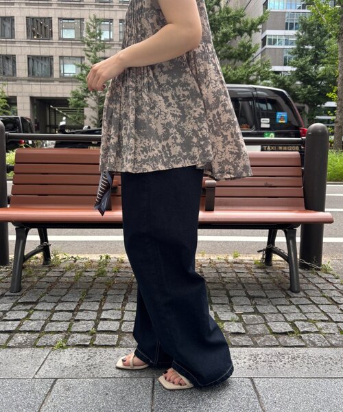 Jena espace merveilleux(ジェナ エスパスメルヴェイユ)の「冷感デニムパンツ(デニムパンツ・レディース・ブルー系その他/ネイビー・FREE)」の20枚目の写真