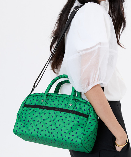 LeSportsac(レスポートサック)の「【LeSportsac×Megumi Kanzaki】SMART DAILY BOSTON ハートグミキルト(ショルダーバッグ・レディース・グリーン・FREE)」の2枚目の写真