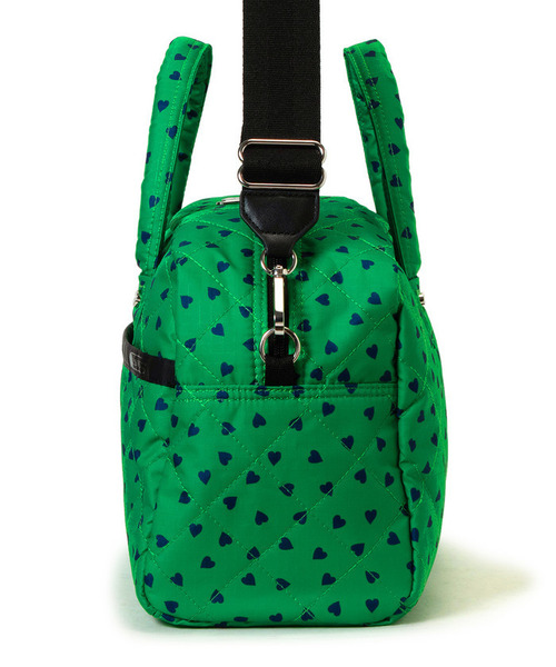 LeSportsac(レスポートサック)の「【LeSportsac×Megumi Kanzaki】SMART DAILY BOSTON ハートグミキルト(ショルダーバッグ・レディース・グリーン・FREE)」の5枚目の写真