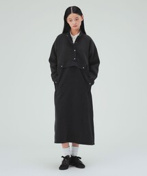 異素材 アノラック ワンピース