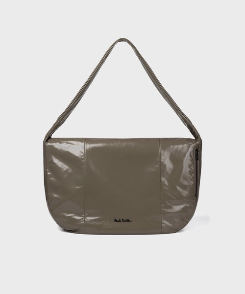 Paul Smith(ポールスミス)の「“ソフトアングル” ショルダーバッグ【463000 N290S】(ショルダーバッグ・メンズ・グレイッシュベージュ/ブルー/ブラック・FREE)」の3枚目の写真