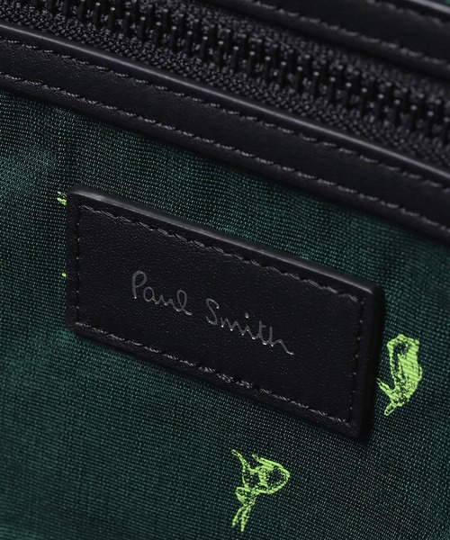 Paul Smith(ポールスミス)の「“ソフトアングル” ショルダーバッグ【463000 N290S】(ショルダーバッグ・メンズ・グレイッシュベージュ/ブルー/ブラック・FREE)」の10枚目の写真