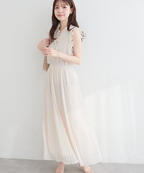 natural couture(ナチュラルクチュール)の「プリーツスリーブノースリワンピース(ワンピース・レディース・その他1/その他2/その他3/その他4・FREE)」の7枚目の写真